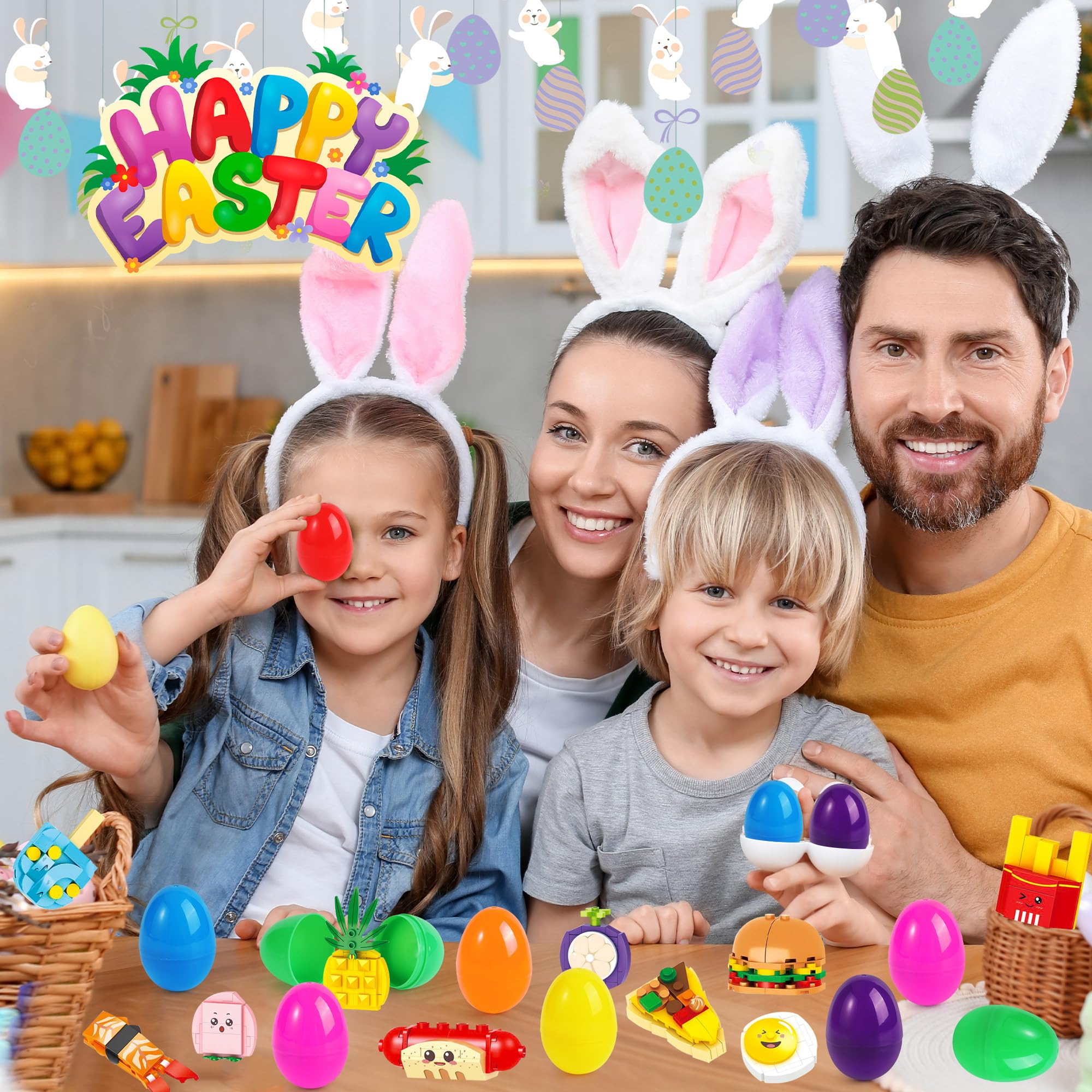 Foto 2 | Rellenos Para Huevos De Pascua Building Blocks, 20 Unidades, Comida Rápida - Venta Internacional.