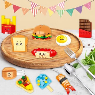 Foto 5 | Rellenos Para Huevos De Pascua Building Blocks, 20 Unidades, Comida Rápida - Venta Internacional.
