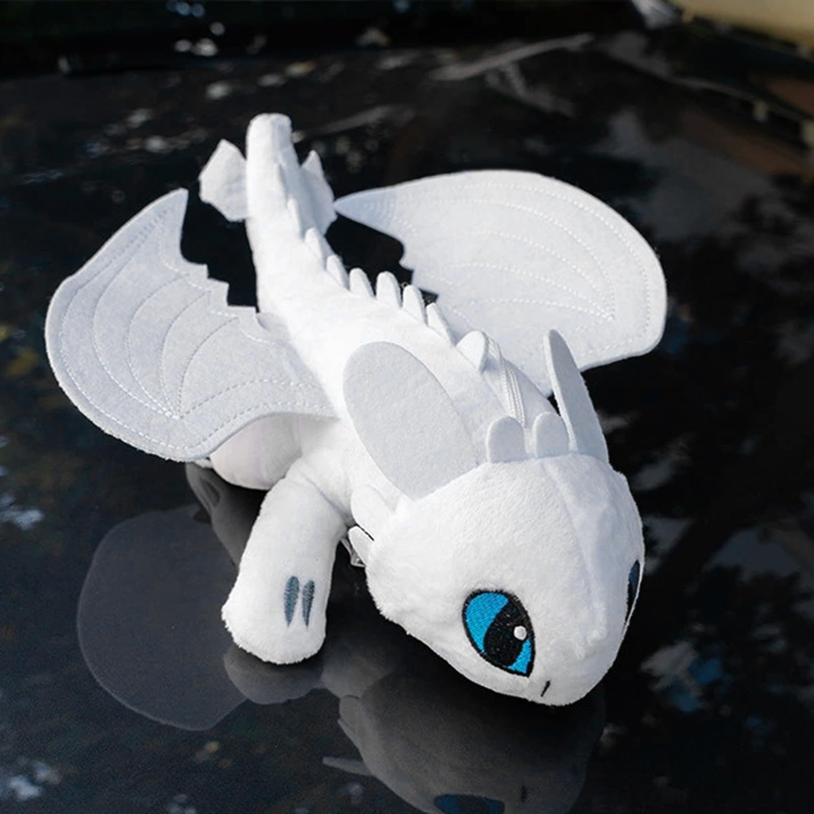 Foto 6 pulgar | Dragon Car Accessory, Muñeco De Dragón Sin Dientes, Blanco - Venta Internacional.