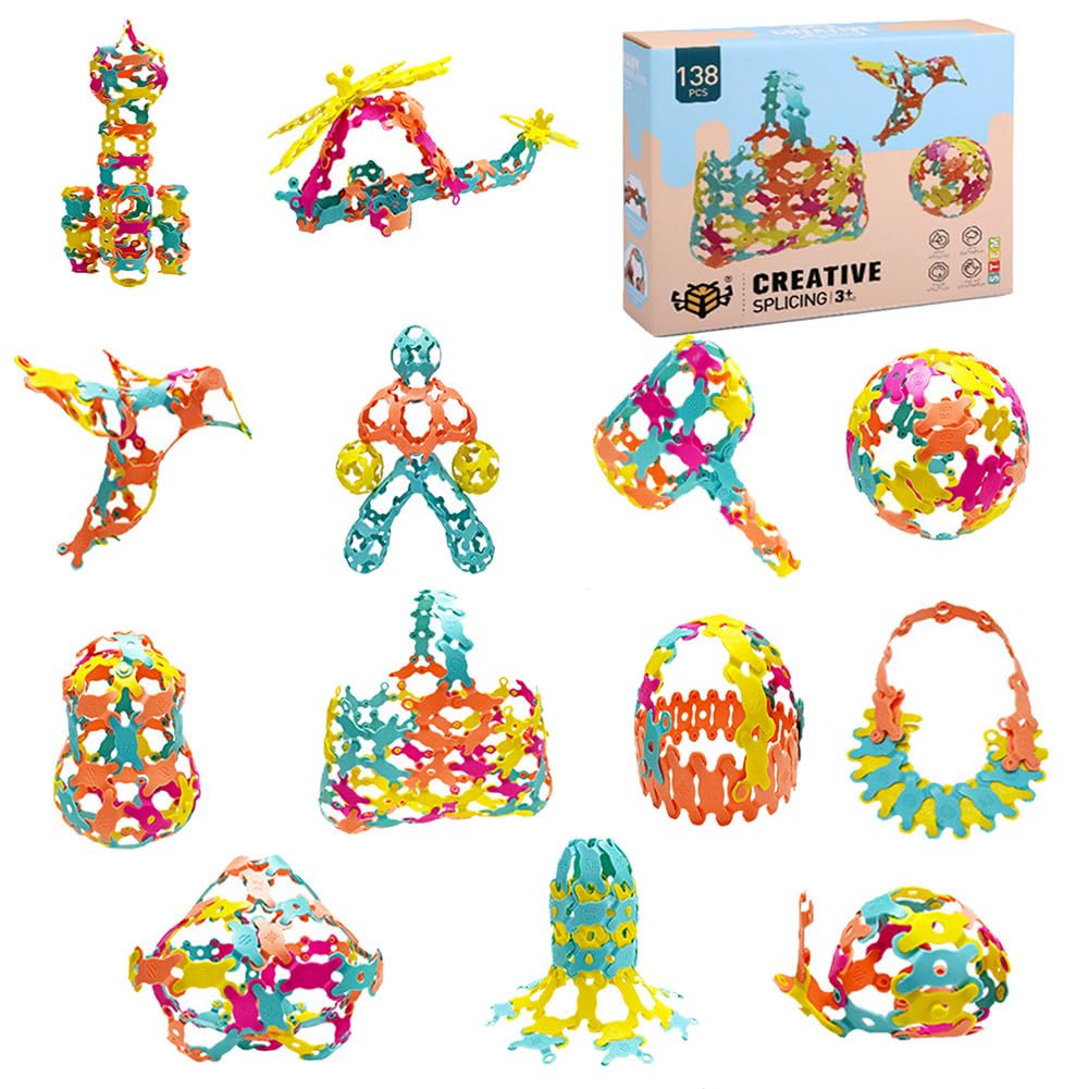 Juguete Building Blocks De 138 Piezas Para Niños De Más De 3 Años Con Stem - Venta Internacional.