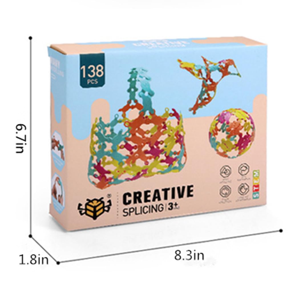 Foto 6 pulgar | Juguete Building Blocks De 138 Piezas Para Niños De Más De 3 Años Con Stem - Venta Internacional.