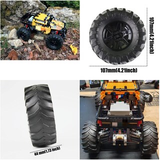 Foto 4 | Tractor De Neumáticos Building Blocks Technical Parts, 2 Piezas, Para Niños - Venta Internacional.