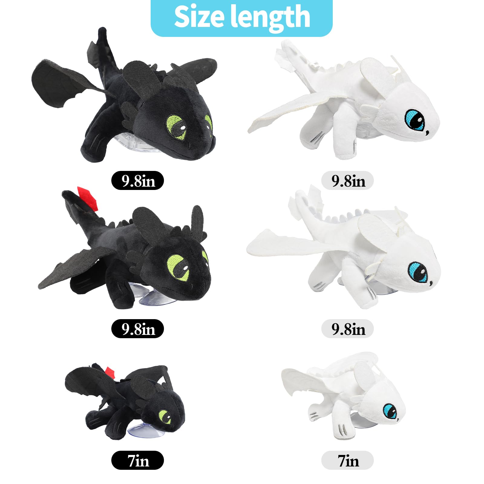 Foto 2 | Muñequita Sin Dientes Dragon Car Accessory Con Ventosa - Venta Internacional.