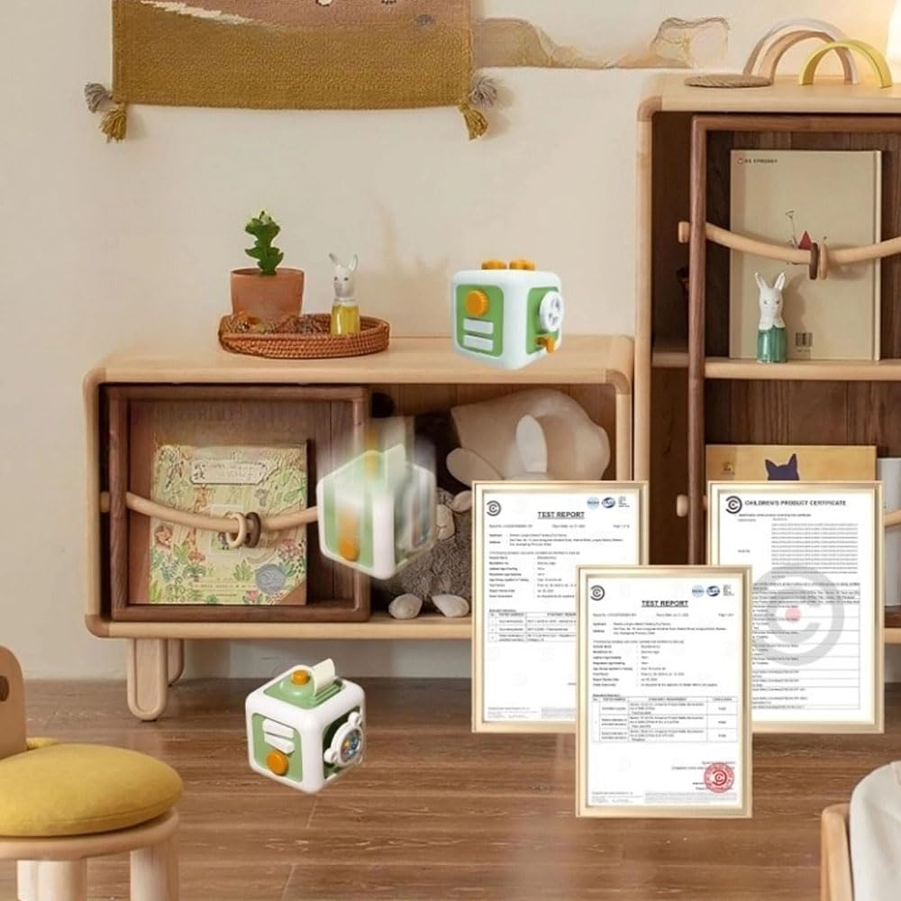 Foto 4 pulgar | Juguete Busy Cube Para Niño Y Niña De 1 Año, Montessori De 1 Año O Más - Venta Internacional.