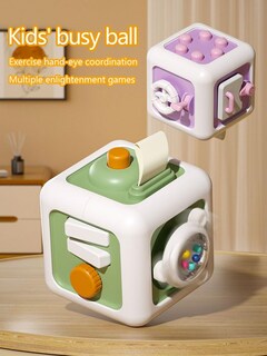 Foto 4 | Juguete Busy Cube Para Niño Y Niña De 1 Año, Montessori De 1 Año O Más - Venta Internacional.