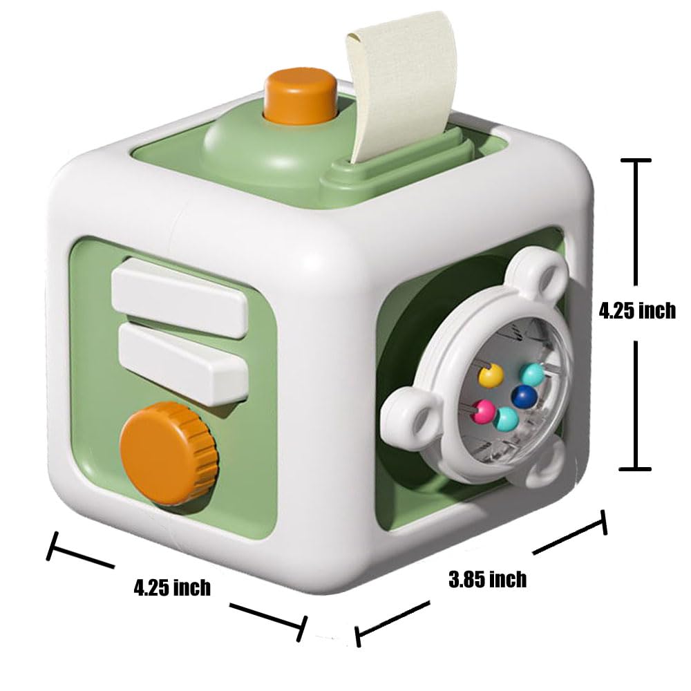 Foto 7 | Juguete Busy Cube Para Niño Y Niña De 1 Año, Montessori De 1 Año O Más - Venta Internacional.
