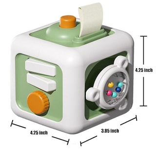 Foto 7 | Juguete Busy Cube Para Niño Y Niña De 1 Año, Montessori De 1 Año O Más - Venta Internacional.