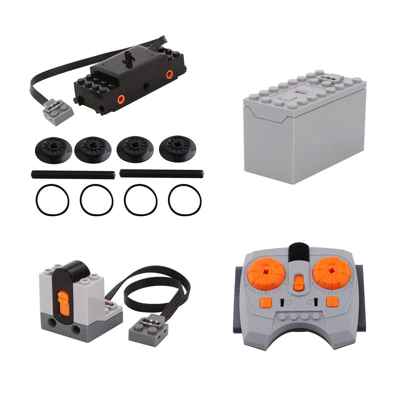 Foto 1 | Conjunto De Motores Building Blocks Power Functions Para Vías De Tren - Venta Internacional.