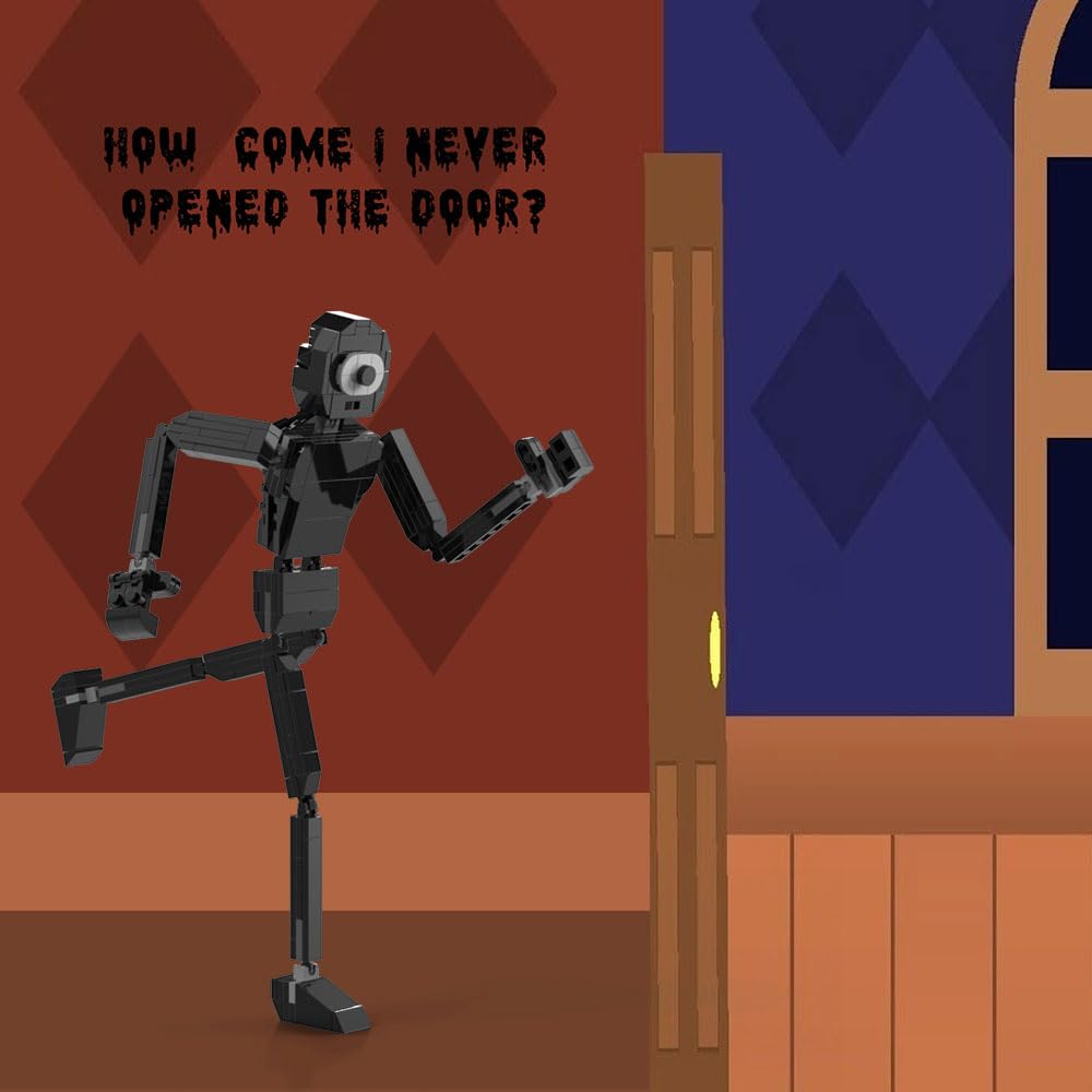 Foto 7 | Juego De Bloques De Construcción Door Seek Horror, 186 Piezas, Más De 6 Años - Venta Internacional.