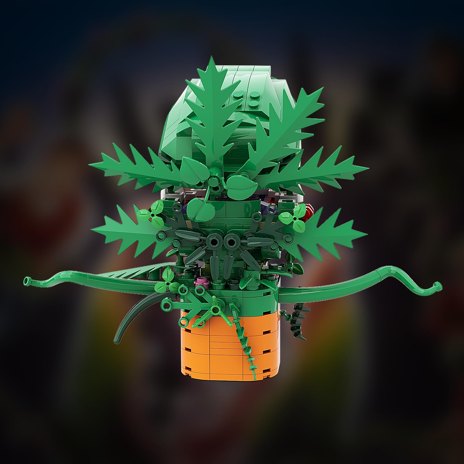 Foto 5 | Kit De Bloques De Construcción Genérico Audrey Ii Horror Piranha Flower 303 Unidades - Venta Internacional.