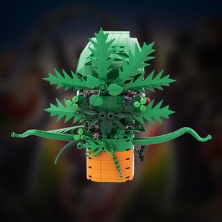 Foto 5 | Kit De Bloques De Construcción Genérico Audrey Ii Horror Piranha Flower 303 Unidades - Venta Internacional.