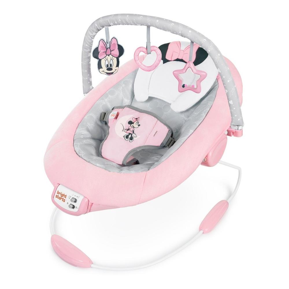 Foto 2 pulgar | Silla Vibradora y Musical Bright Starts Minnie Mouse 12206 Rosa