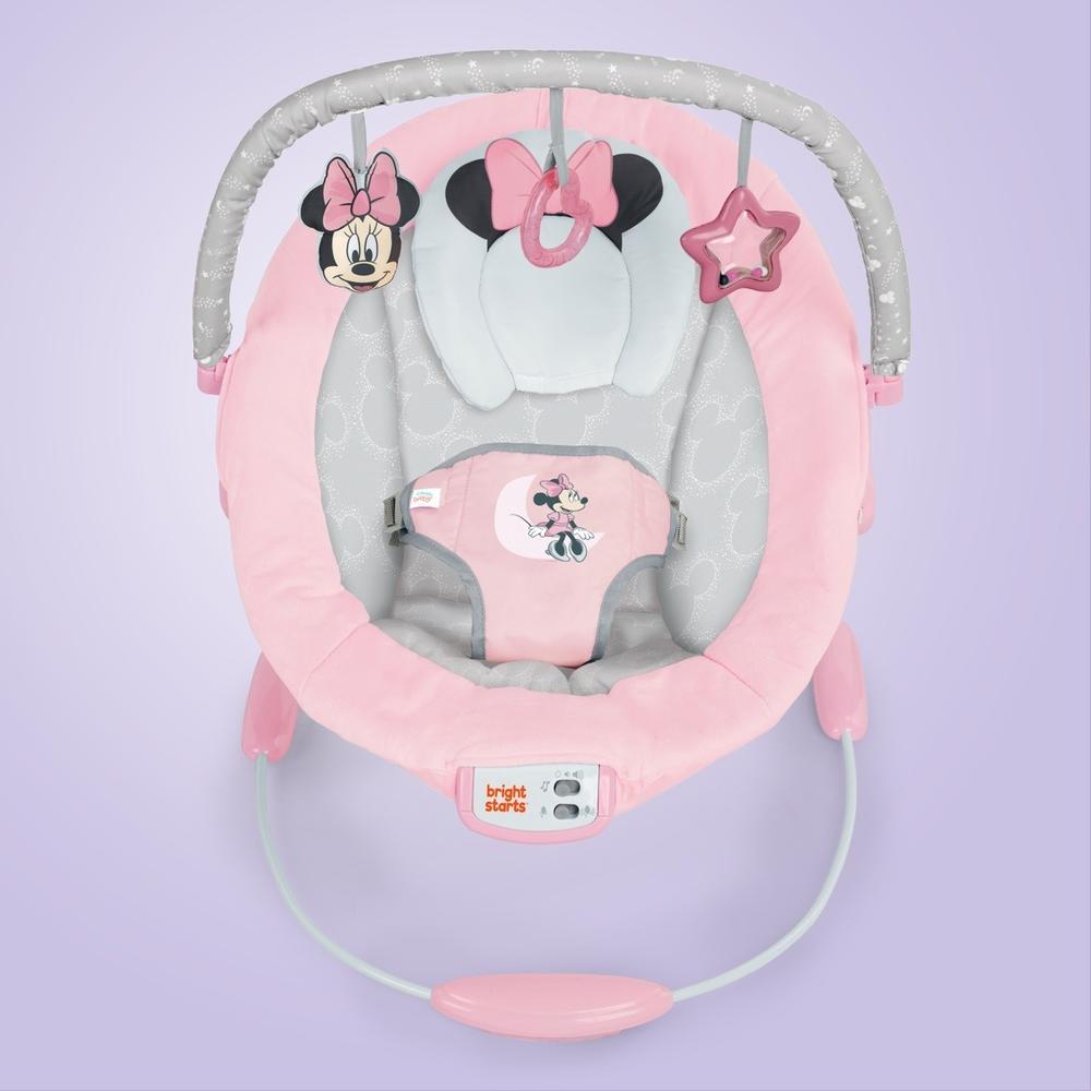 Foto 8 pulgar | Silla Vibradora y Musical Bright Starts Minnie Mouse 12206 Rosa