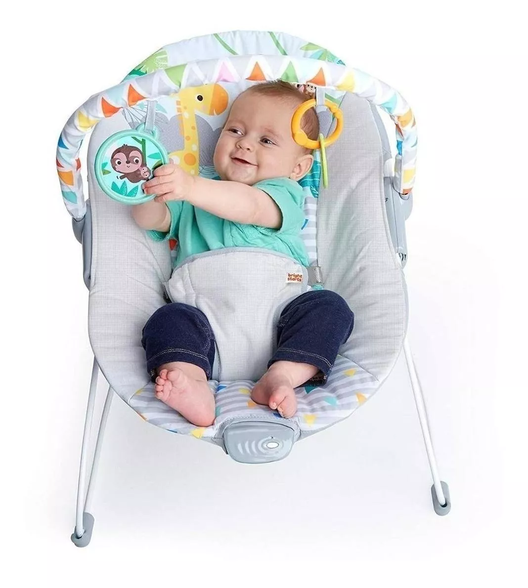 Foto 8 pulgar | Bouncer Silla Vibradora Safari Fun Bright Starts