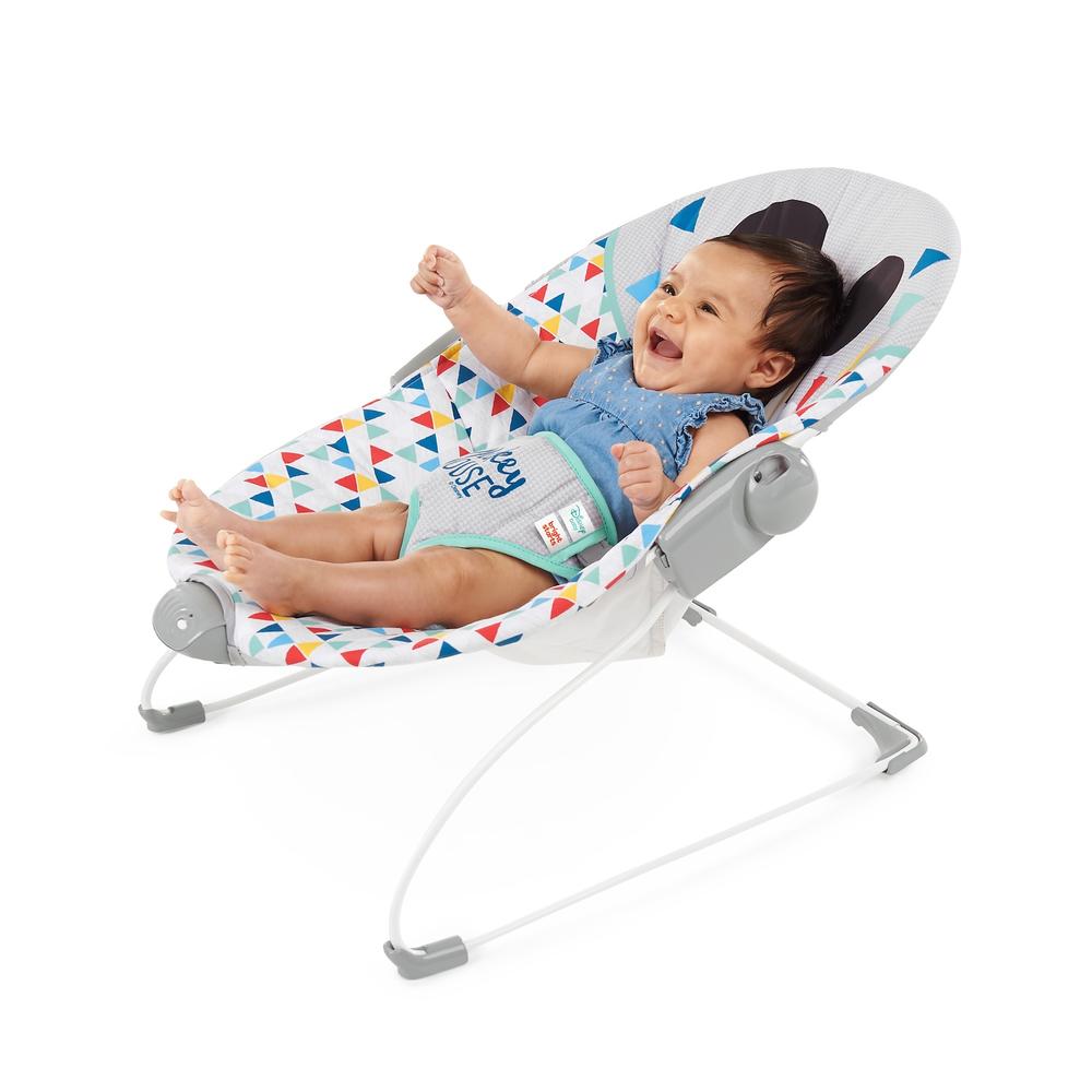 Foto 4 pulgar | Silla Bouncer Bright Stars Mickey Mouse para Bebé