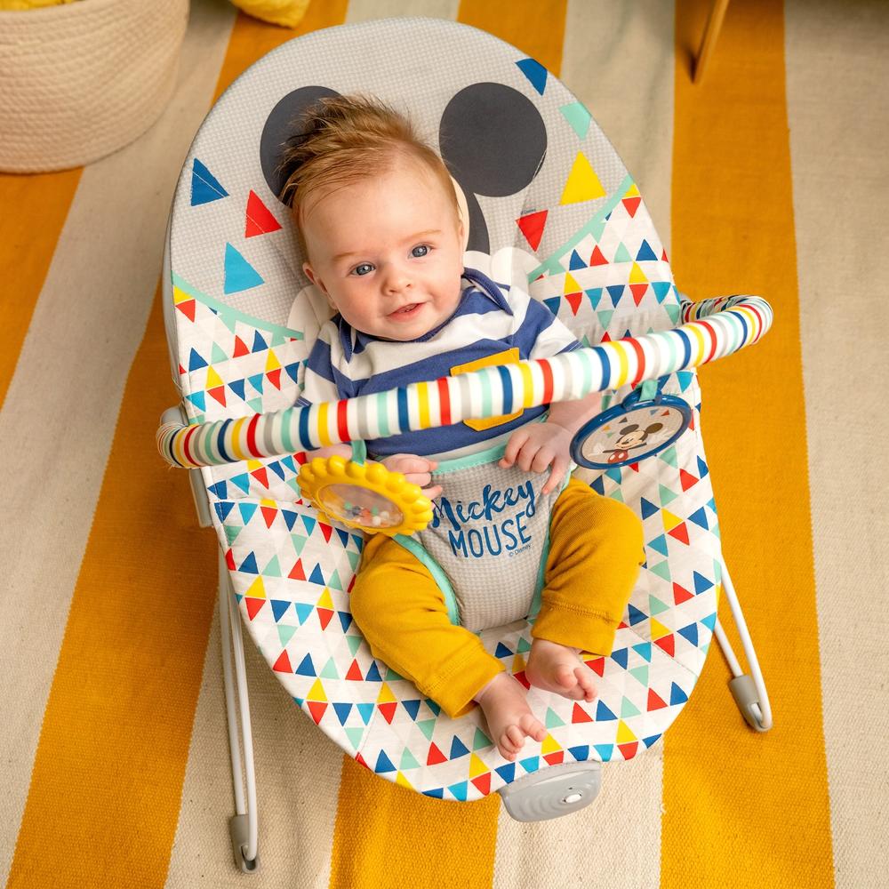 Foto 5 pulgar | Silla Bouncer Bright Stars Mickey Mouse para Bebé