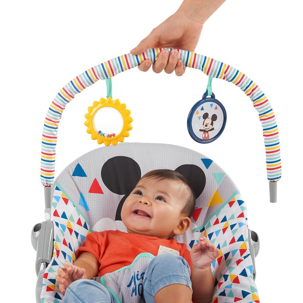 Foto 8 pulgar | Silla Bouncer Bright Stars Mickey Mouse para Bebé