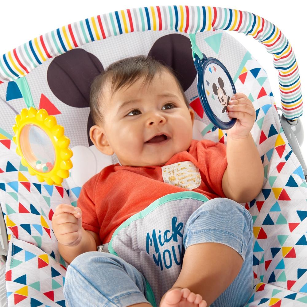 Foto 9 pulgar | Silla Bouncer Bright Stars Mickey Mouse para Bebé