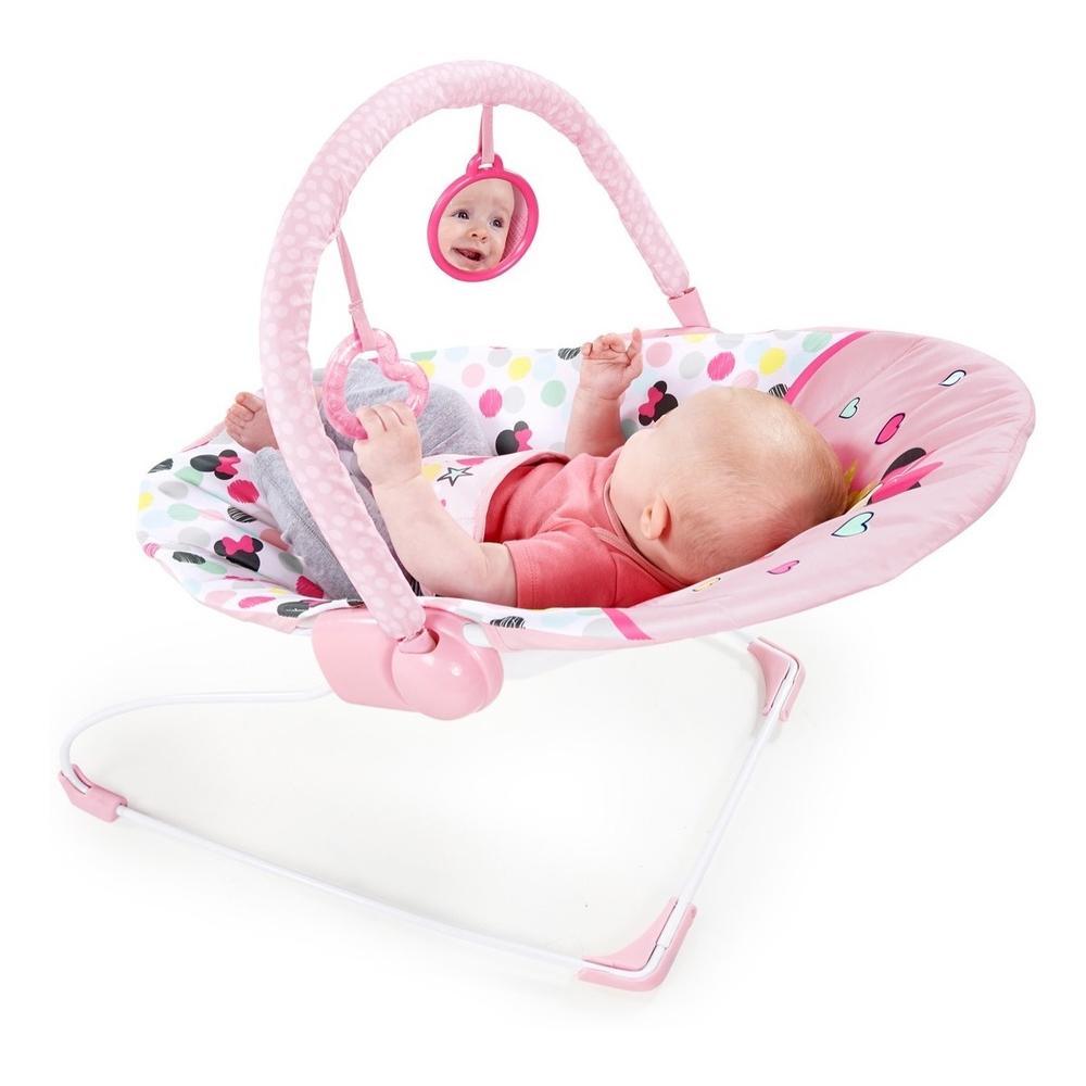 Foto 3 pulgar | Silla Bouncer Disney Baby Rosa para Bebé