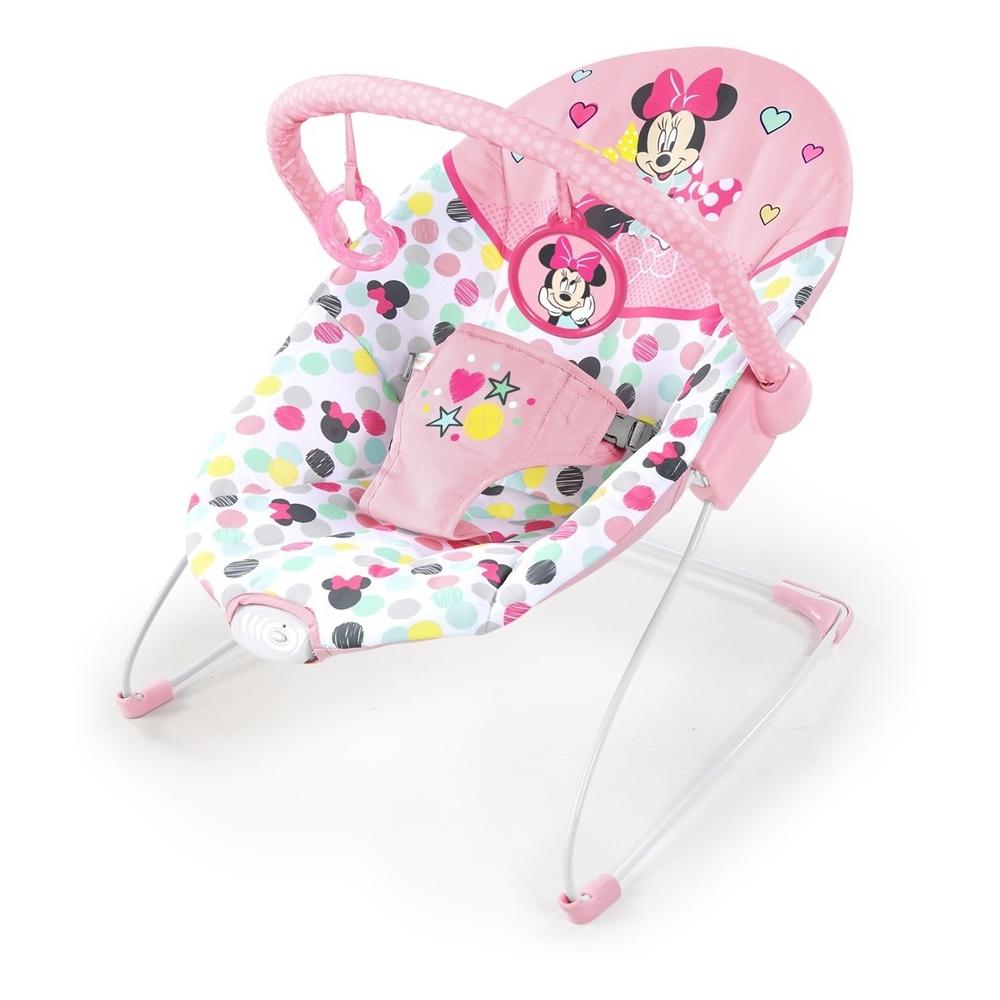 Foto 8 pulgar | Silla Bouncer Disney Baby Rosa para Bebé