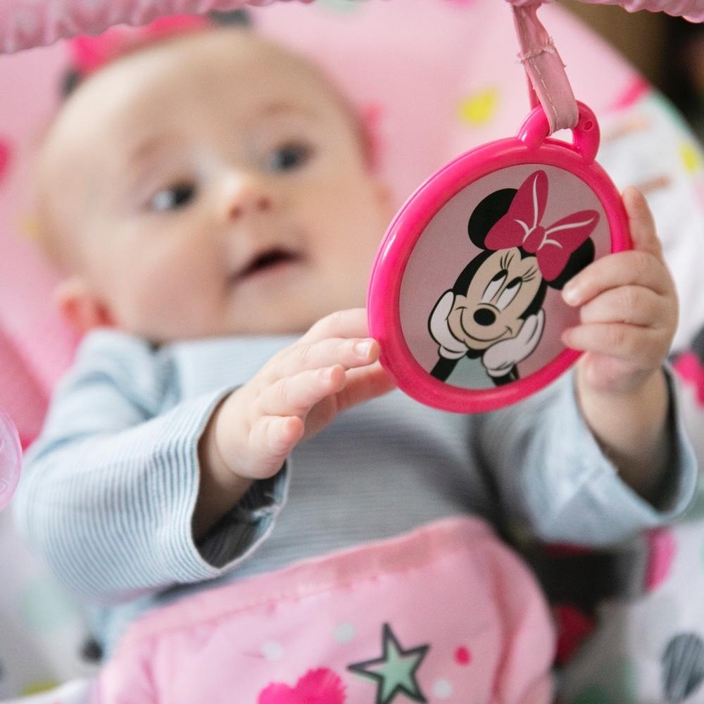 Foto 8 | Silla Bouncer Disney Baby Rosa para Bebé