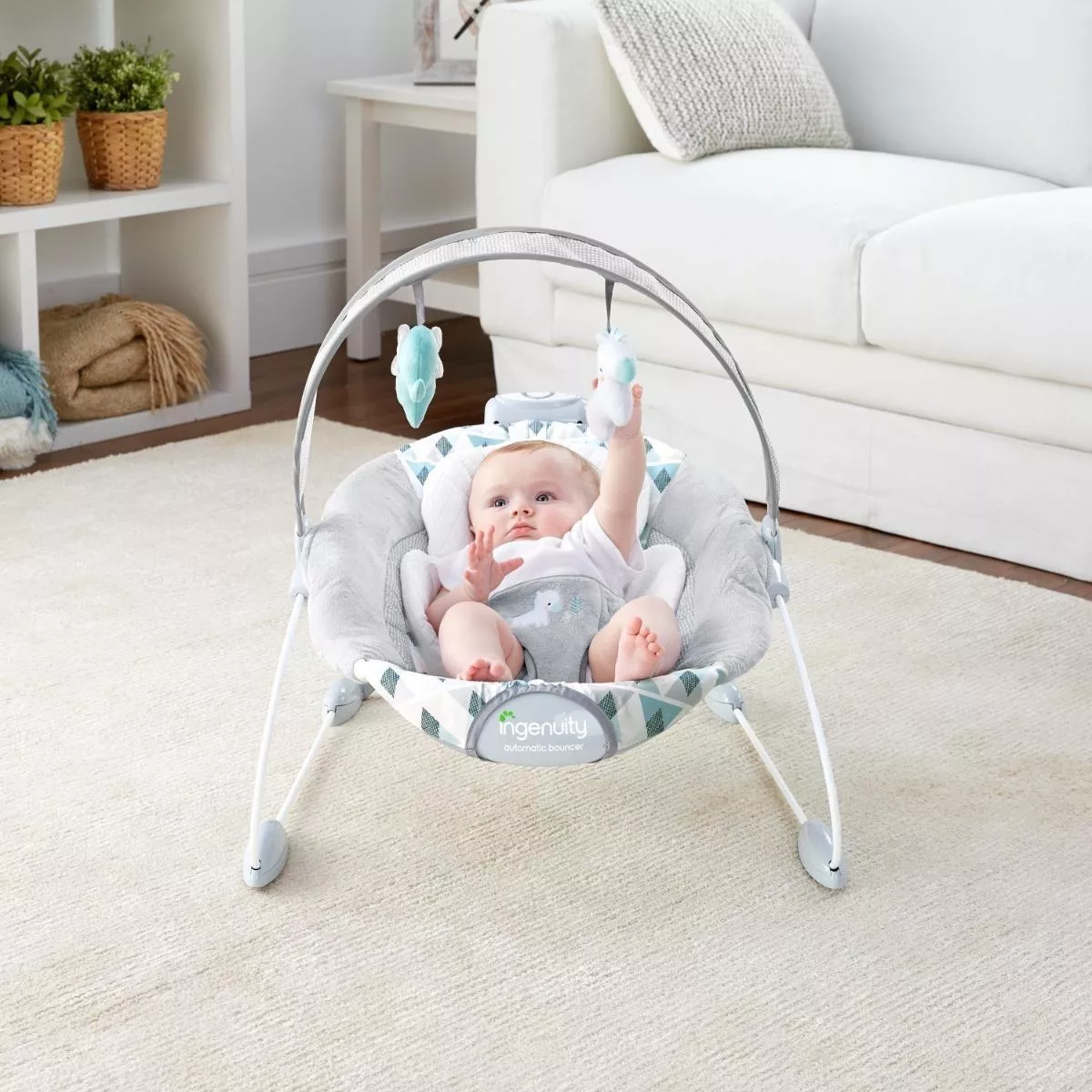 Foto 7 pulgar | Bouncer Silla Vibradora Ingenuity Smartbounce Automatica