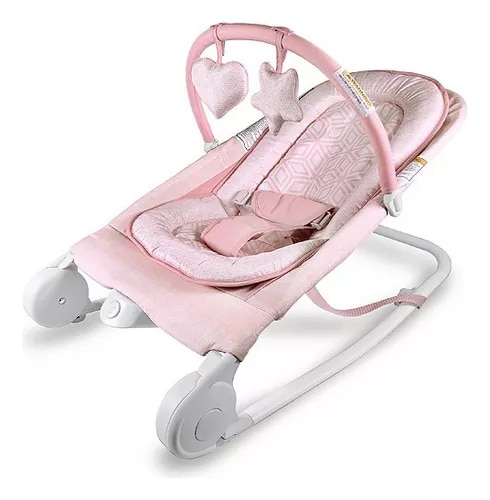 Silla Mecedora Para Bebé Con Vibración Summer Bouncer Duo Color Rosa $1,599