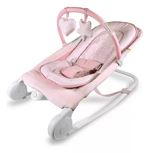 Silla Mecedora Para Bebé Con Vibración Summer Bouncer Duo Color Rosa