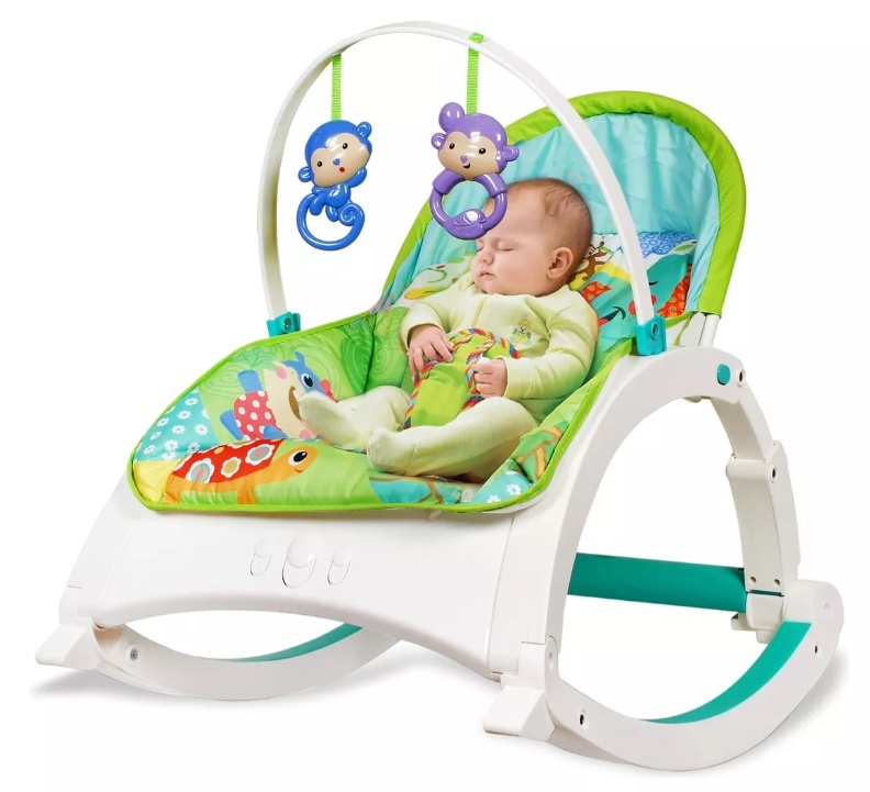 Bouncer Silla Mecedora para Bebé Aeiou Hb53 Musical 2 en 1