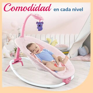 Foto 5 | Silla Mecedora Bouncer Musical Hb620 Con Proyector para Bebé