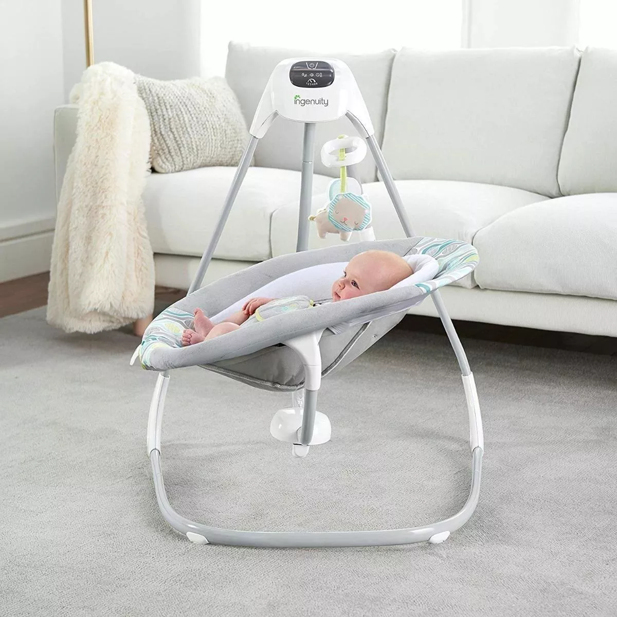 Foto 3 | Columpio Bouncer Ingenuity 2 en 1 Musical Simple Comfort