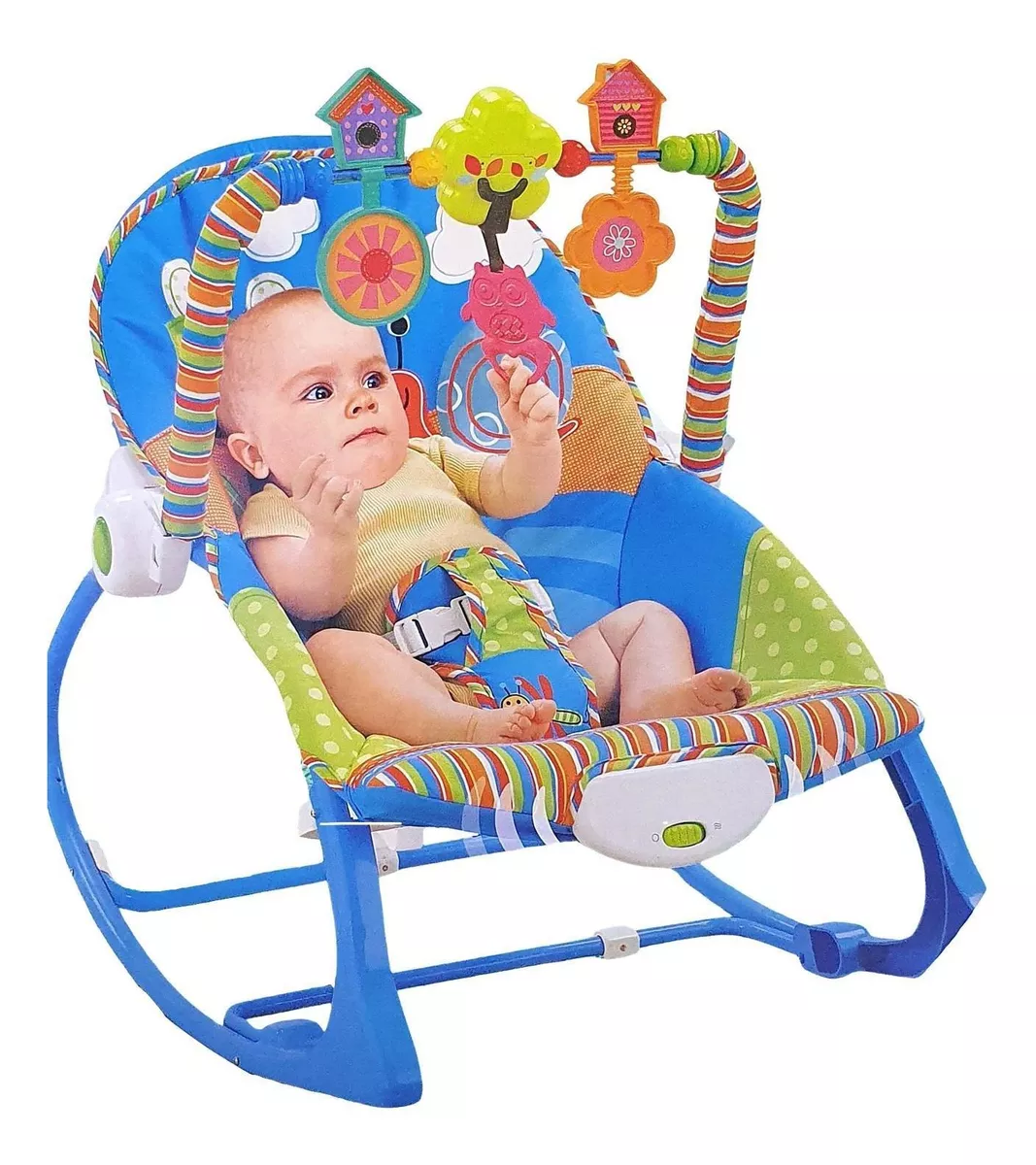 Foto 3 pulgar | Silla Mecedora de Bebé Bouncer Aeiou Rocker 2 en 1