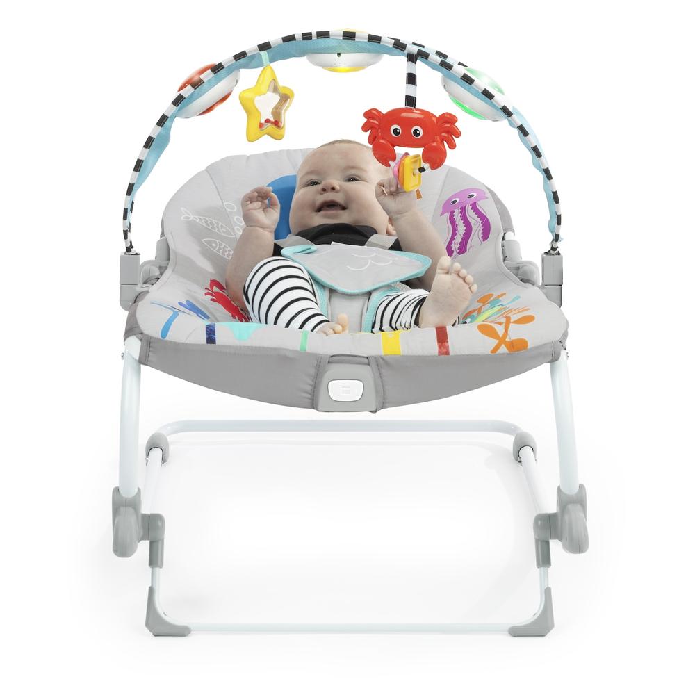 Foto 3 pulgar | Silla Mecedora Musical Kick To It Opus Baby Einstein 16787