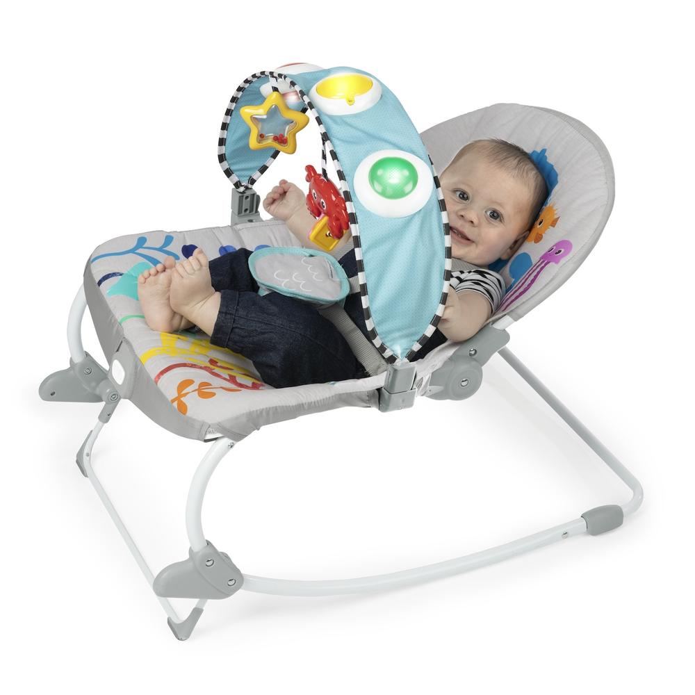 Foto 6 pulgar | Silla Mecedora Musical Kick To It Opus Baby Einstein 16787