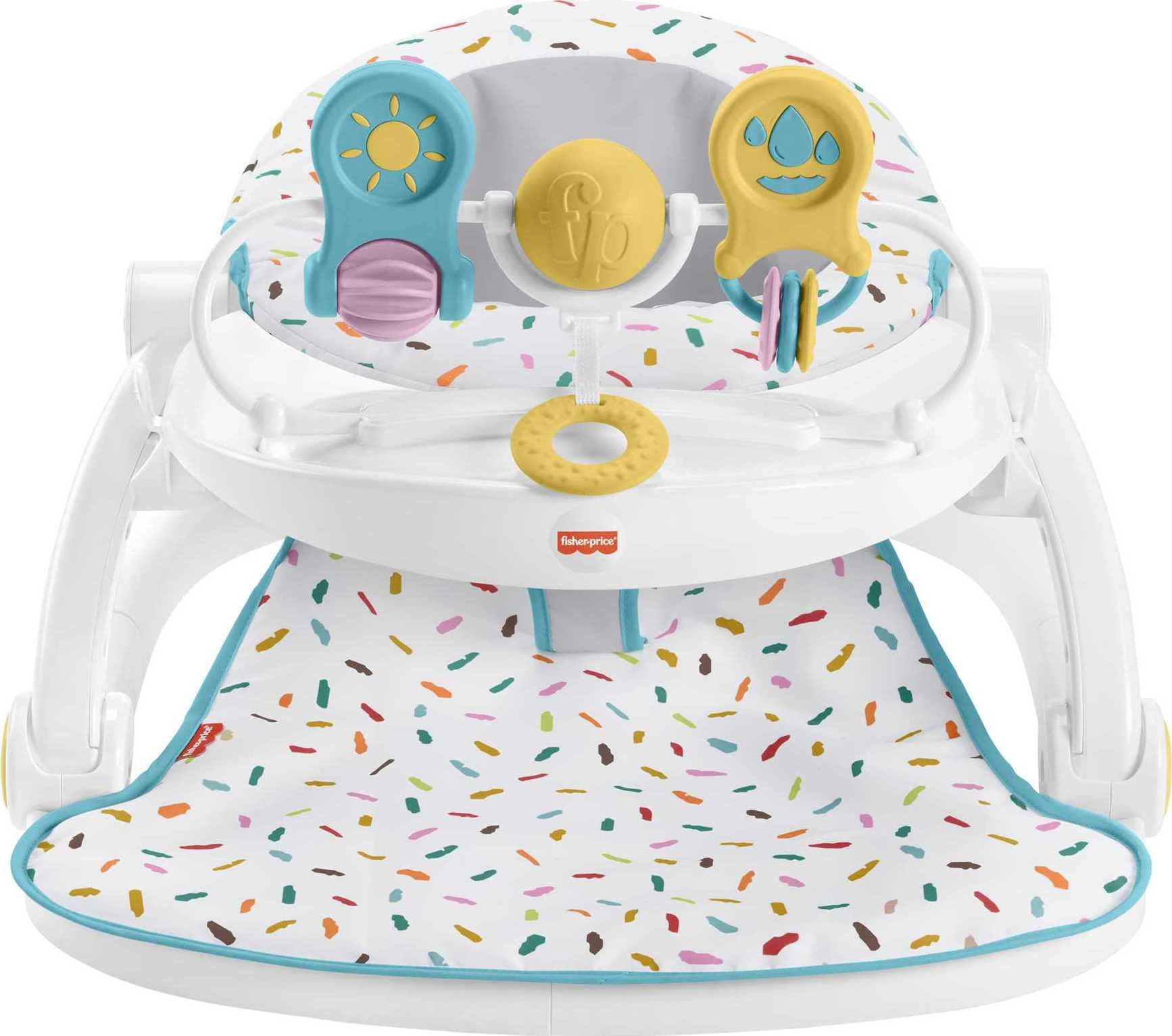 Foto 2 pulgar | Asiento De Piso Fisher-price Deluxe Sit-me-up — Rainbow Spri - Venta Internacional.