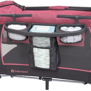 Foto 4 | Baby Trend Lil Snooze Deluxe Iii Para Gemelos Cozy Berry - Venta Internacional.