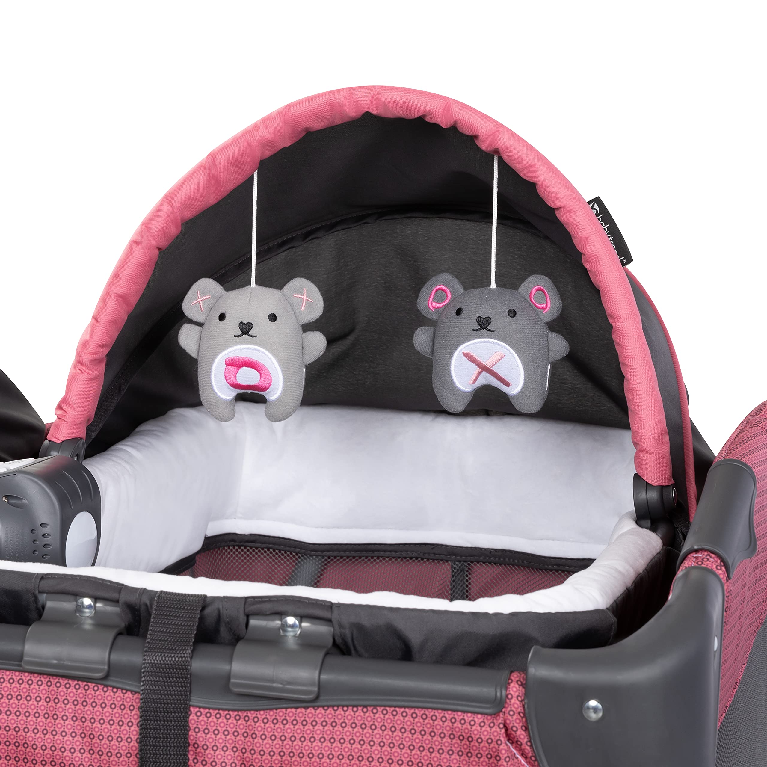 Foto 7 pulgar | Baby Trend Lil Snooze Deluxe Iii Para Gemelos Cozy Berry - Venta Internacional.