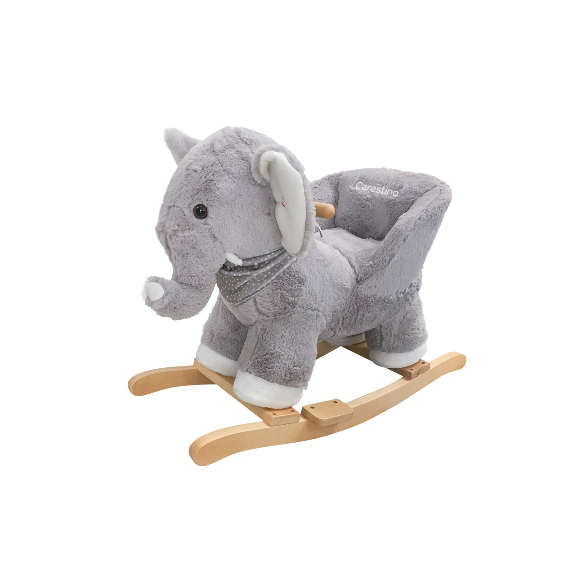 Mecedor Peluche Carestino Elefante Gris