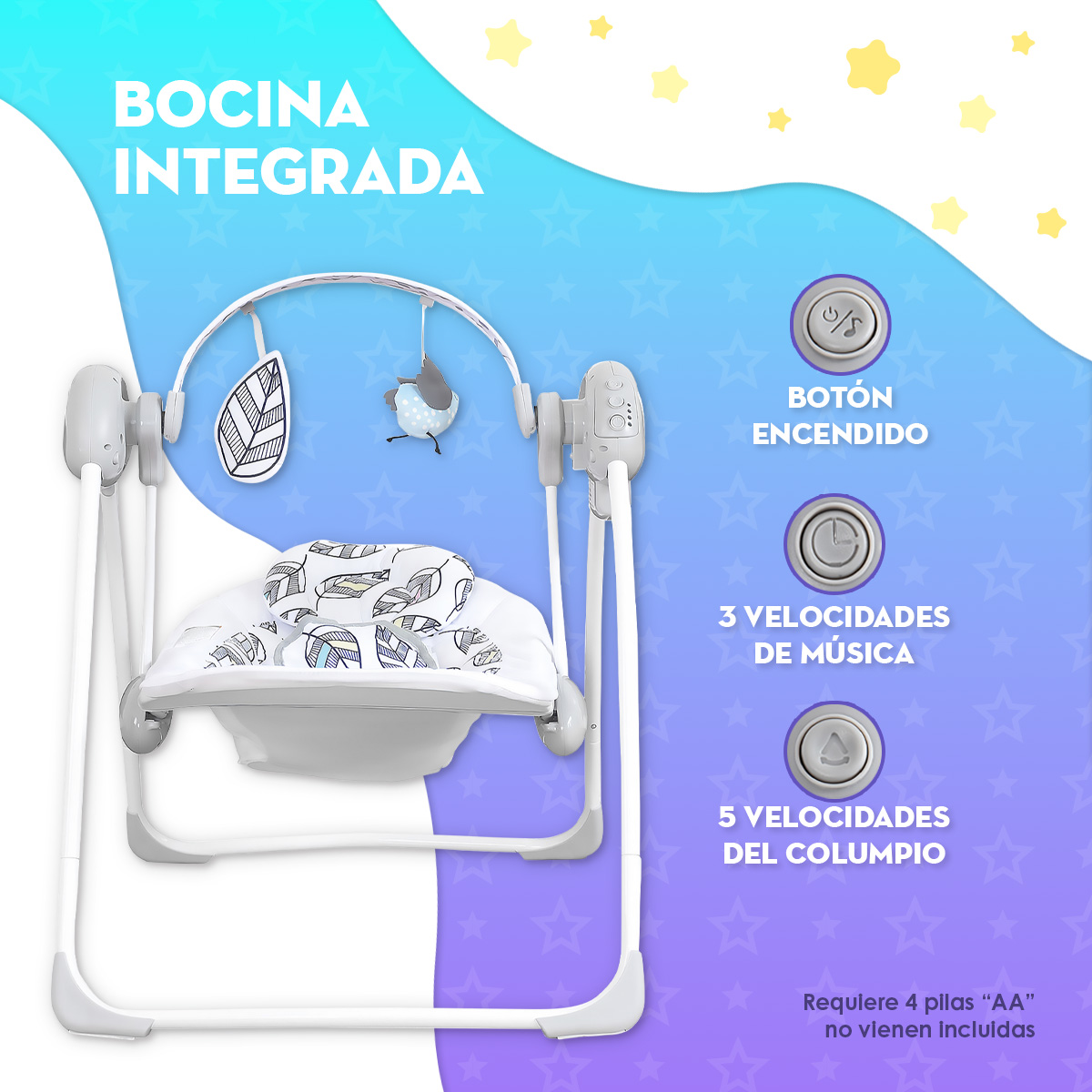 Foto 5 | Mecedora Columpio Mima2 Serenity