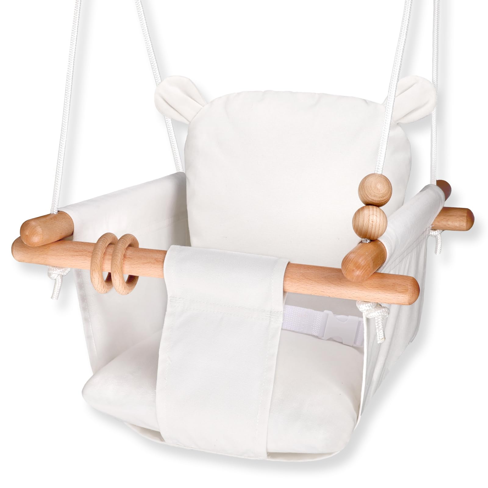 Columpio Infantil De Madera Baby Swing Para Uso Exterior E Interior - Venta Internacional.