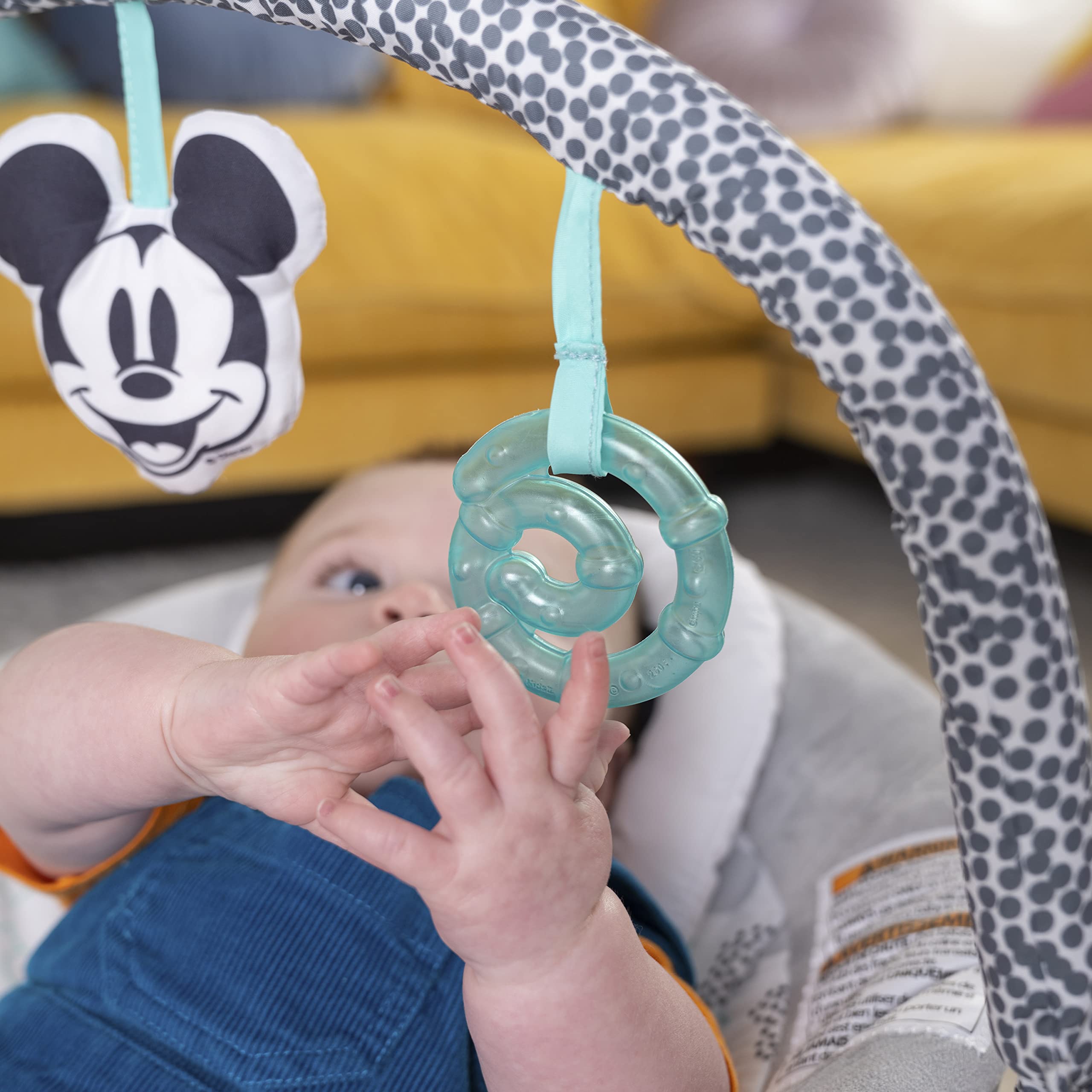 Foto 5 pulgar | Baby Bouncer Bright Starts Mickey Mouse Comfy Disney - Venta Internacional.