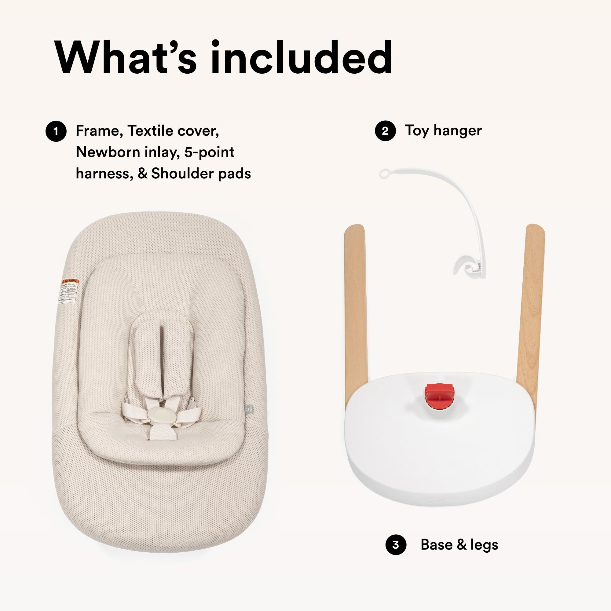 Foto 7 pulgar | Baby Bouncer & Swing Stokke Yoga Light Sand, Arena De Hasta 9 Kg - Venta Internacional.