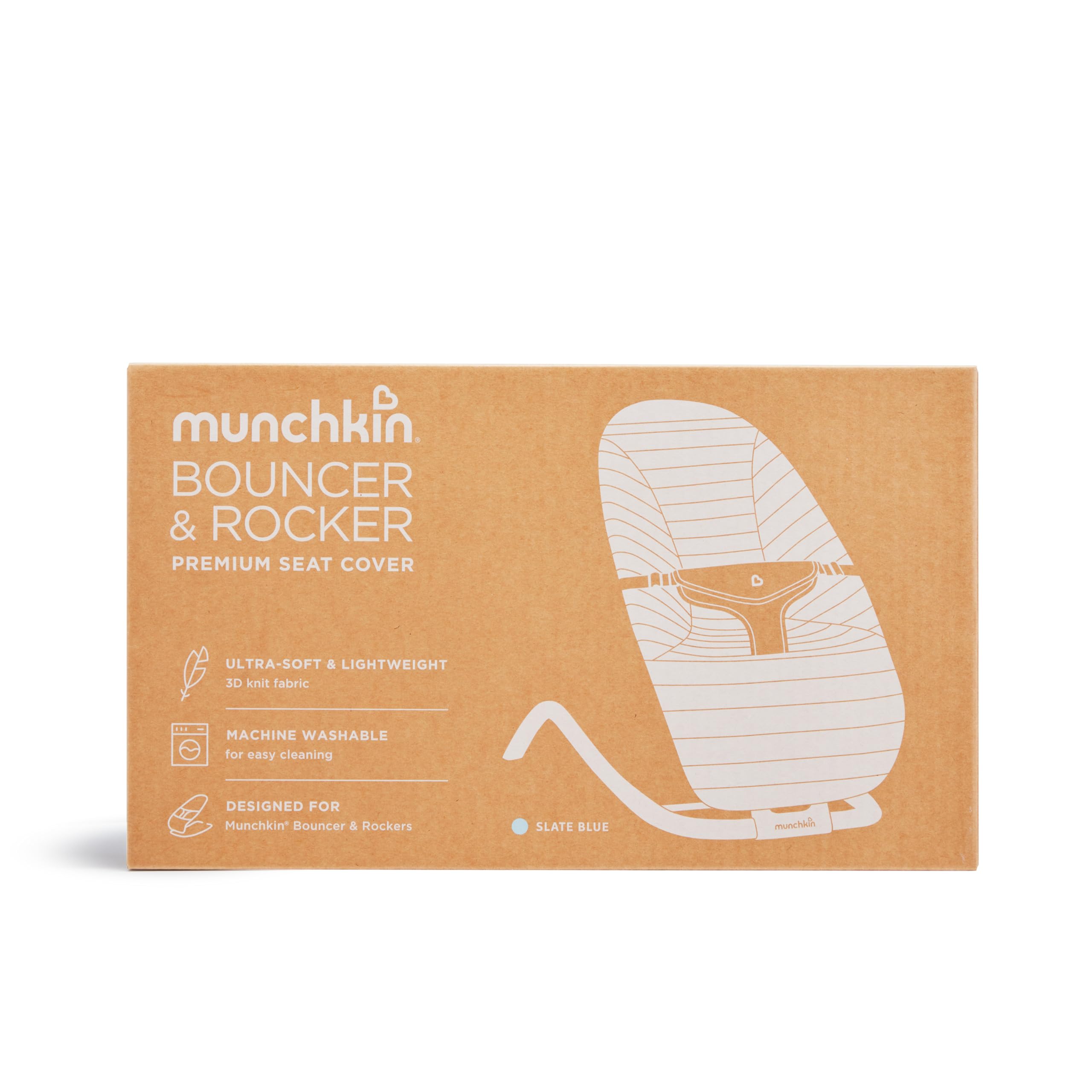 Foto 5 | Funda De Asiento Munchkin Premium Para Bouncer & Rocker Blue - Venta Internacional.