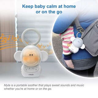 Foto 3 | Chupete Para Dormir Para Bebés Vtech Bc8211 Myla The Monkey Con Sonido - Venta Internacional.
