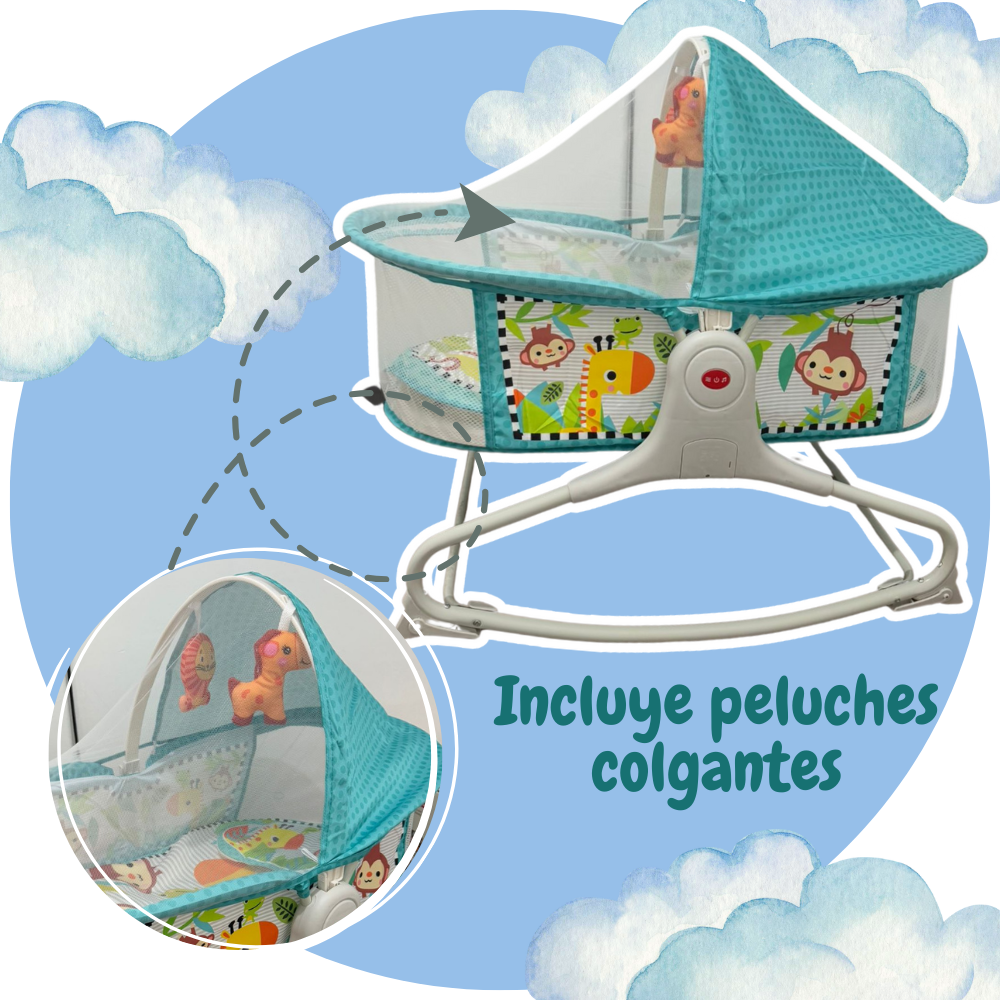 Foto 5 pulgar | Mecedora Multifuncion Para Bebés Con Sonido
