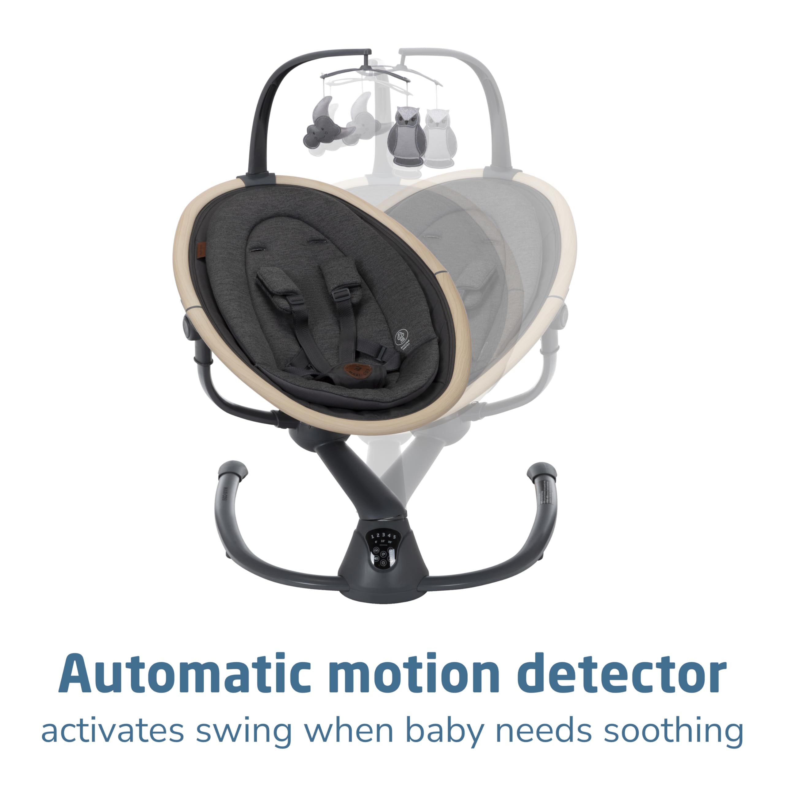 Foto 3 pulgar | Baby Swing Maxi-cosi Cassia, Portátil Inteligente, Con Música De 360° - Venta Internacional.