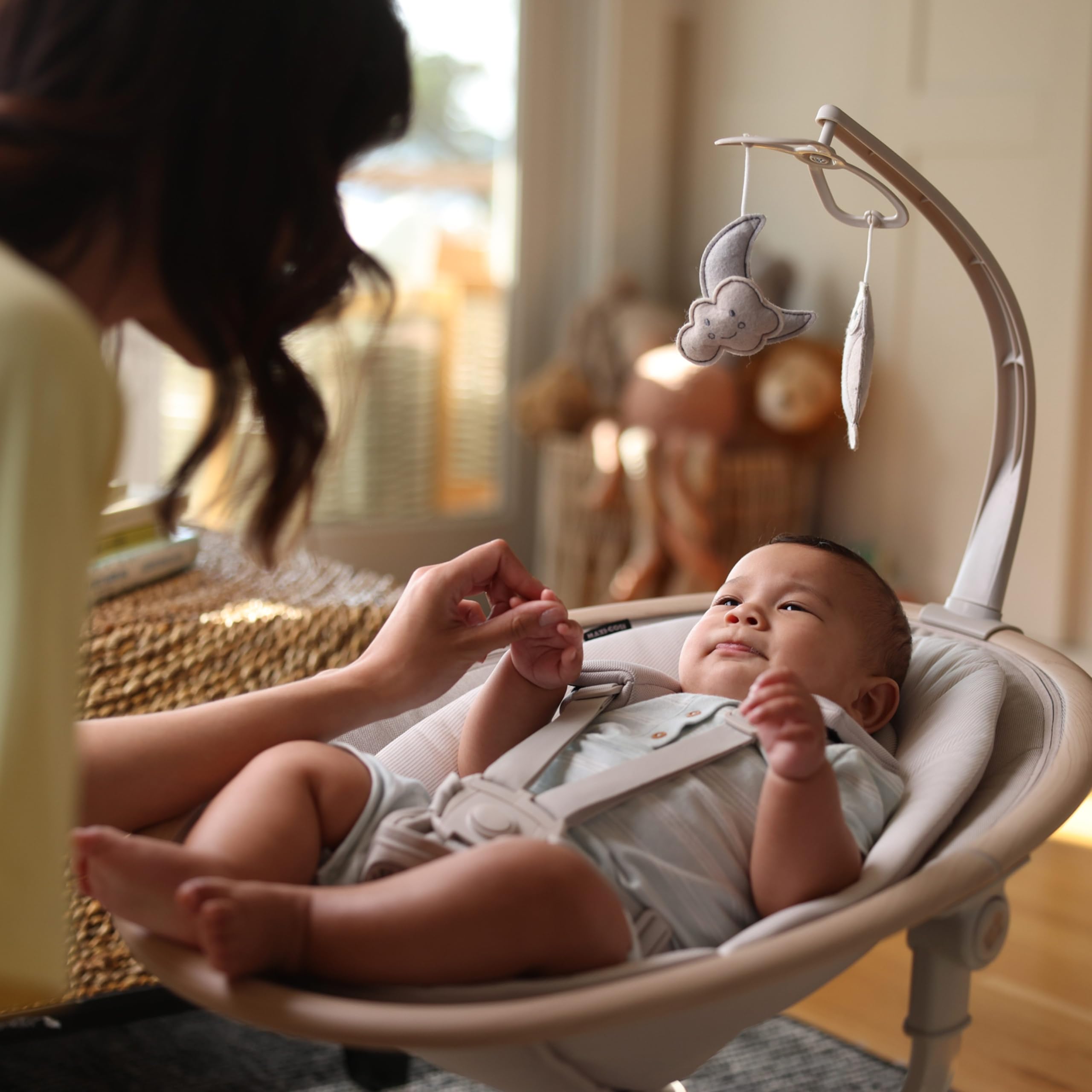 Foto 8 pulgar | Baby Swing Maxi-cosi Cassia, Portátil Inteligente, Con Música De 360° - Venta Internacional.