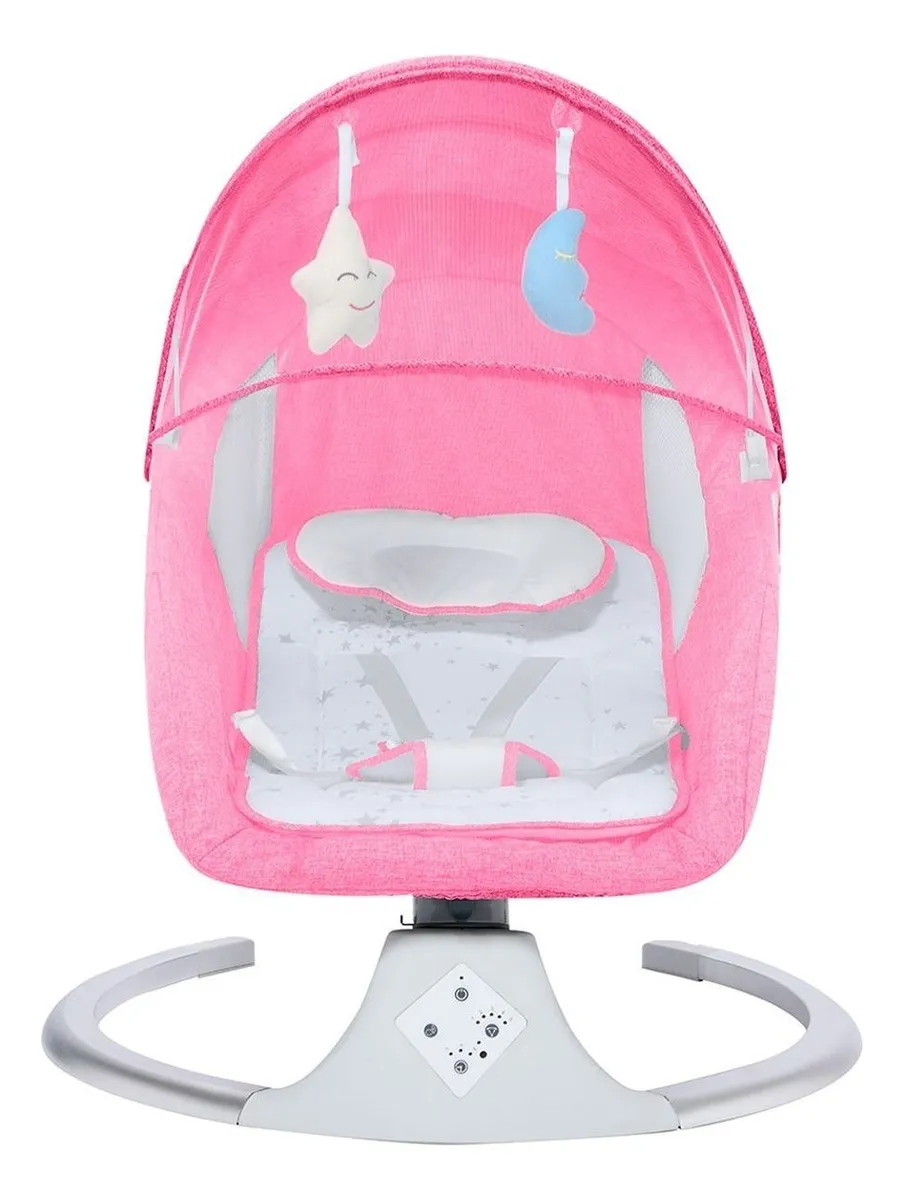 Foto 2 | Columpio Para Bebé Aeiou Ws-hb14 Delux 3 En 1 Mecedora Rosa