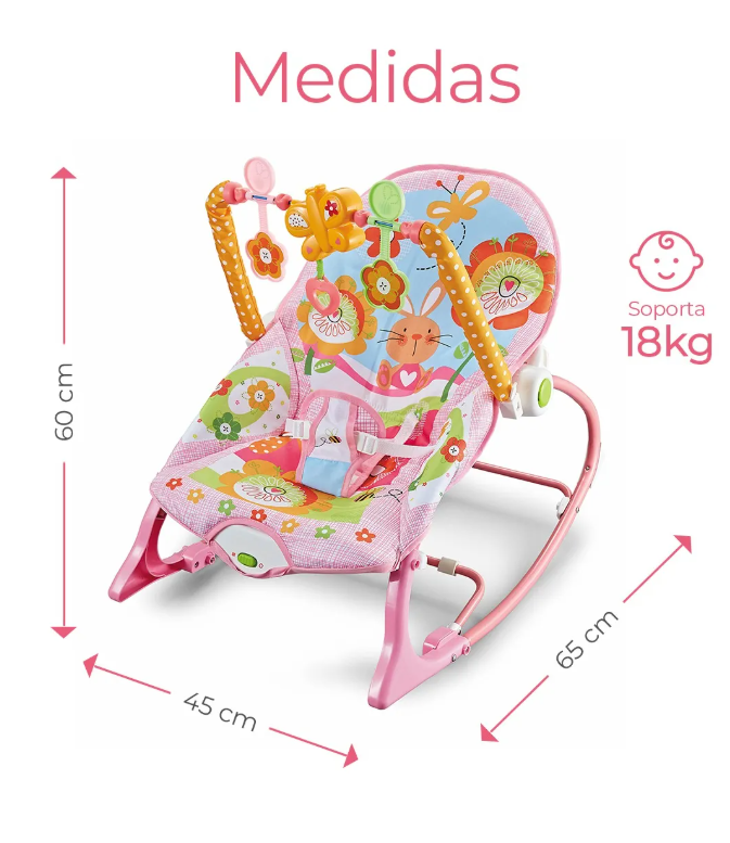 Foto 5 pulgar | Silla Vibradora para Bebé