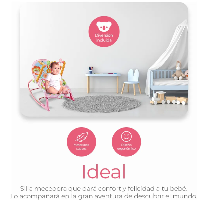 Foto 7 pulgar | Silla Vibradora para Bebé